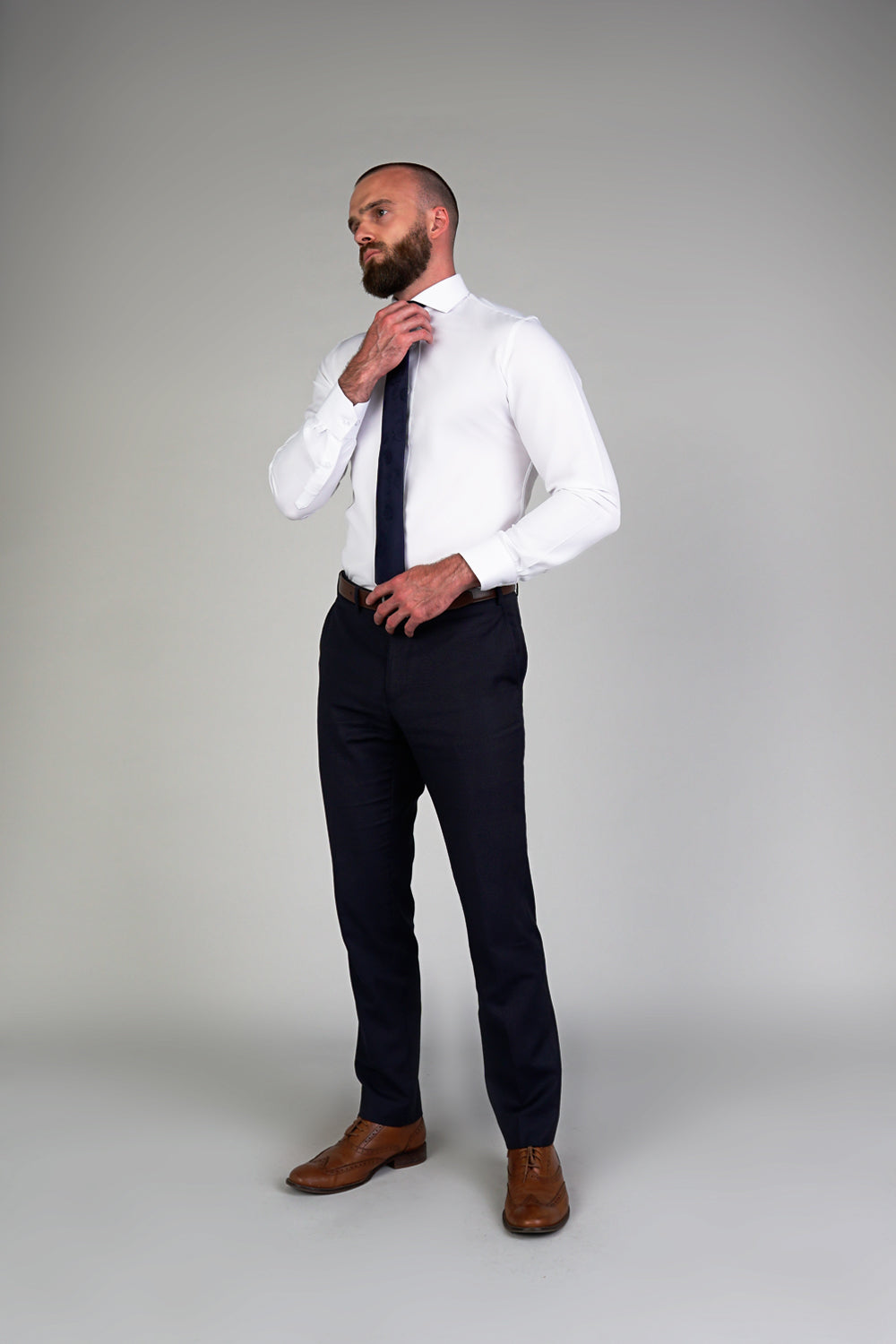 The 'Daily' Dress Shirt - Solid White – Edward Michael Apparel